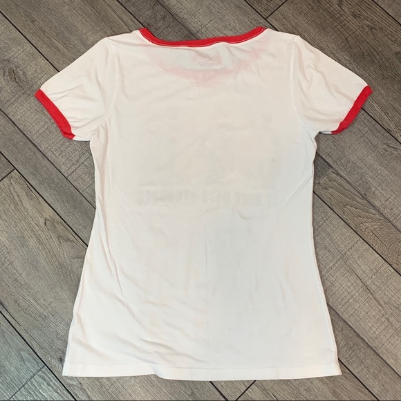 Stranger Things It Only Gets Stranger Ringer T Shirt Large - Picture 3 of 4